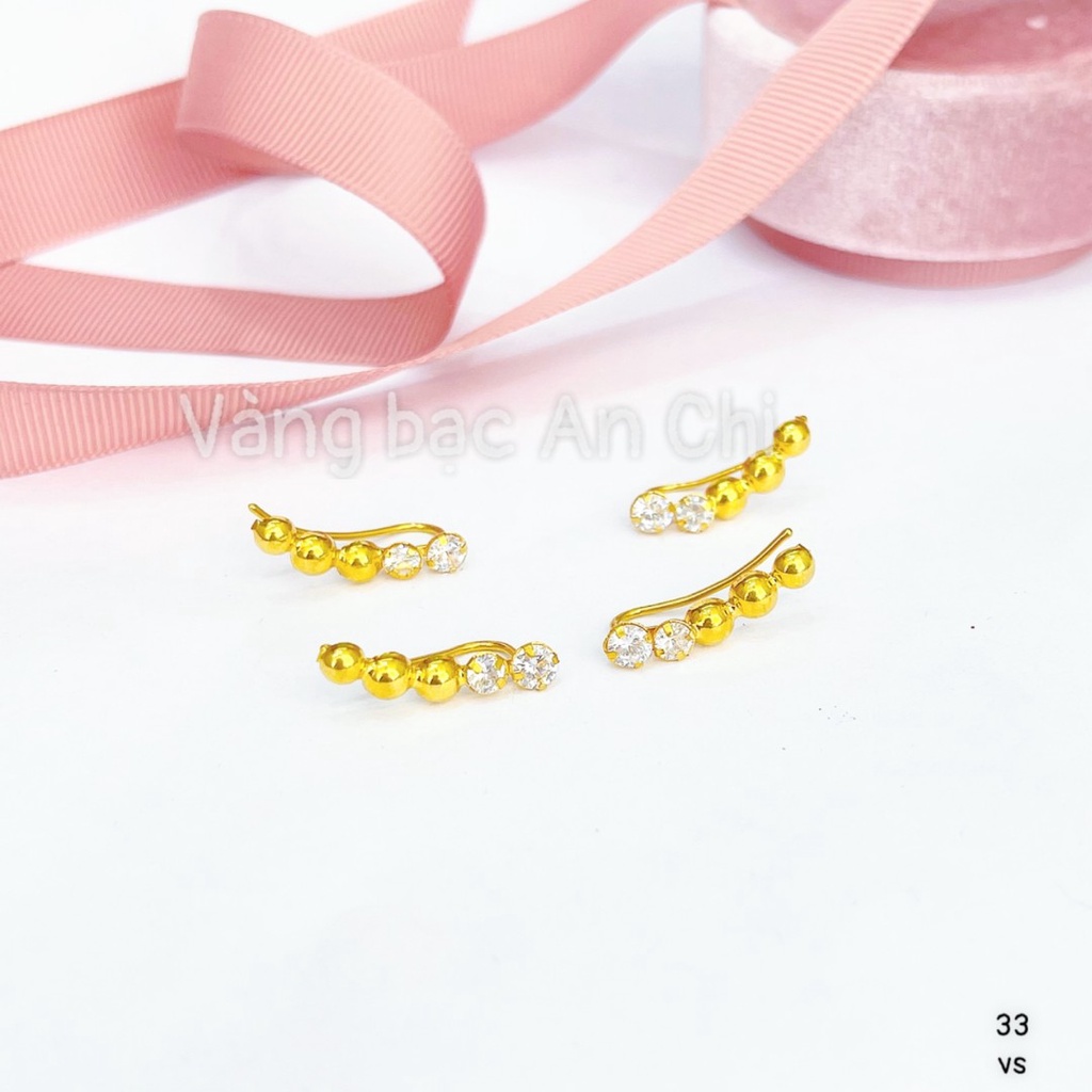 Bông tai nữ/khuyên kẹp vành mới 2021 hottrend hàn quốc Vàng bạc an chi cam kết bảo hành chất lượng sản phẩm