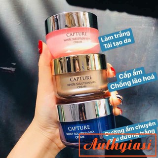 Kem Dưỡng AHC Capture Solution Max Cream 50ml dưỡng trắng cấp ẩm tái tạo da