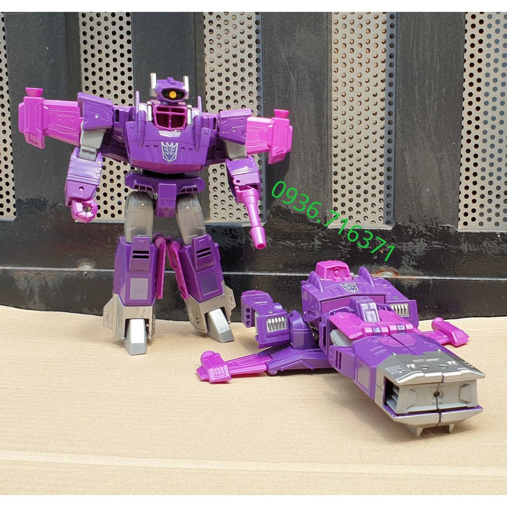 Robot biến hình Transformers Hasbro - Cyber Battalion SHOCKWAVE màu tím