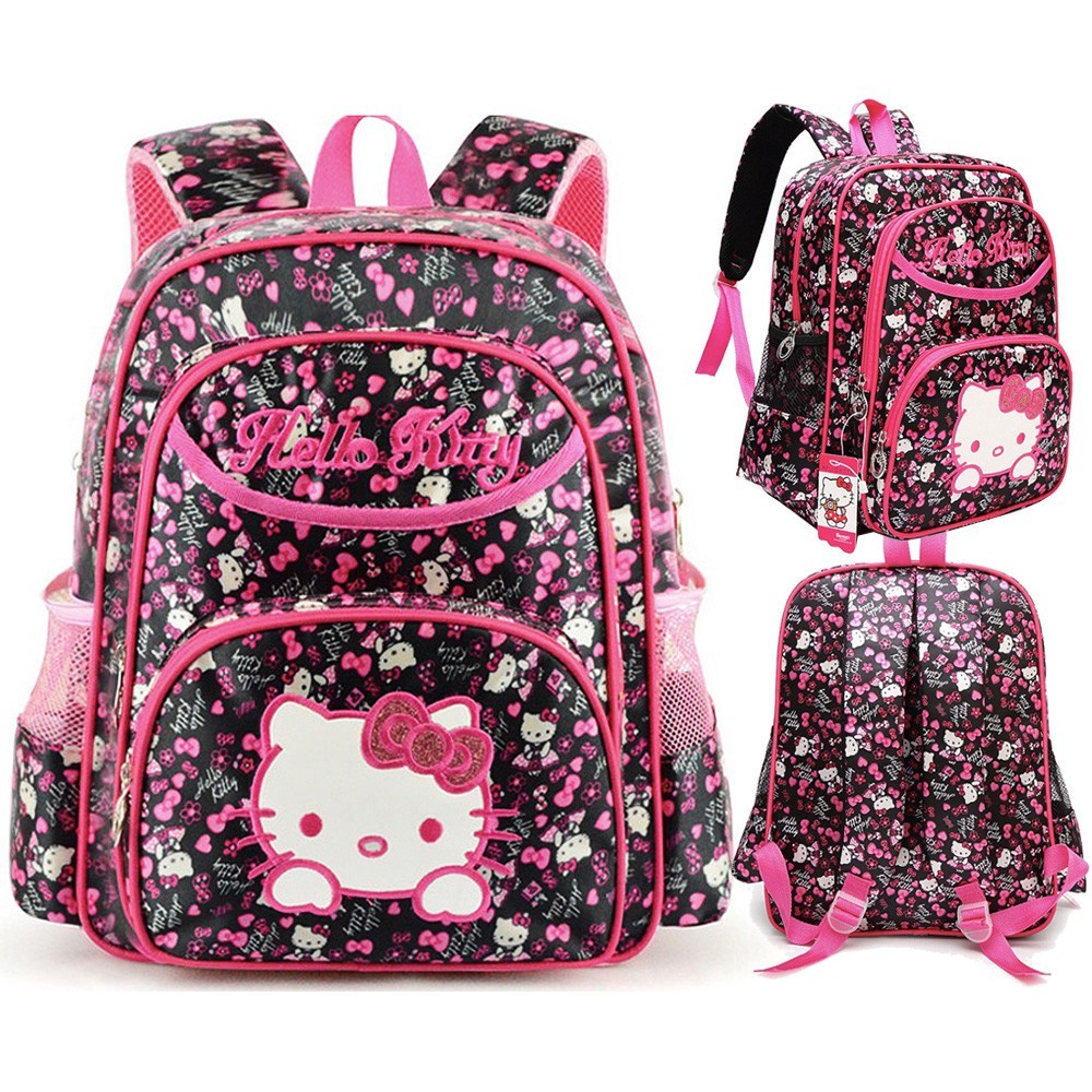 Ba Lô Đi Học Hình Hello Kitty Cho Bé sf9423