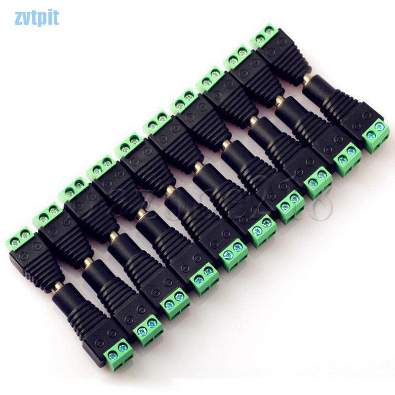 Set 20 Đầu Nối Dc 2.1x5.5mm Chuyên Dụng Cho Cctv New Gft