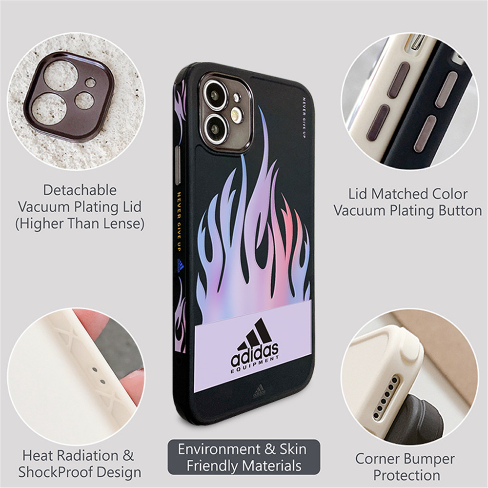 Ốp điện thoại silicon hình sang trọng bảo vệ camera cho IPhone 12pro max 12mini 11Pro Max XS Max XR SE 2020 7 8 Plus | BigBuy360 - bigbuy360.vn