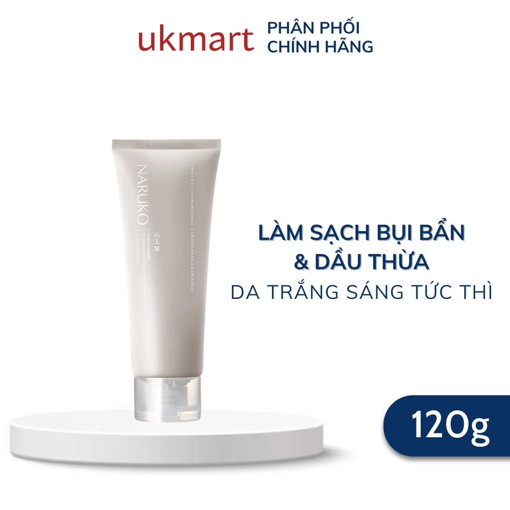 Sữa Rửa Mặt Naruko Taiwan Magnolia Brightening And Firming Cream Wash EX 120g