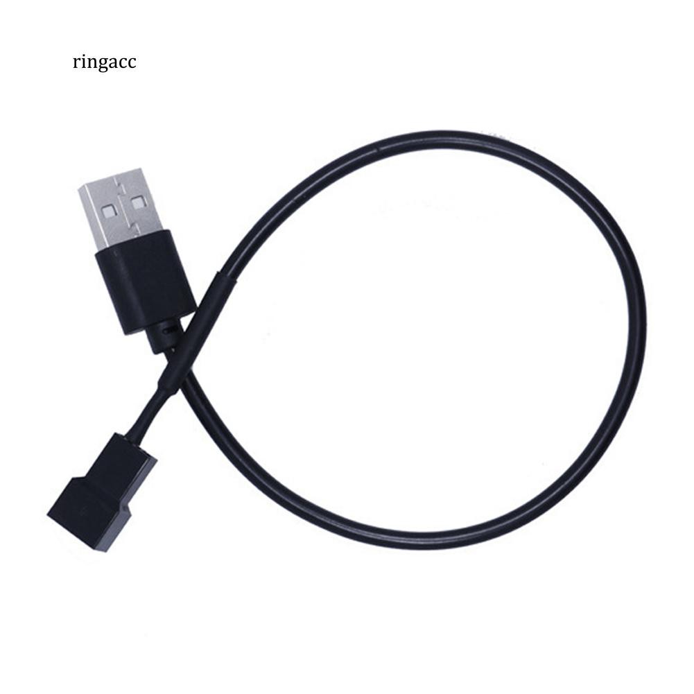 Dây cáp kết nối chuyển đổi 30cm USB Male sang 3 pin cho quạt tản nhiệt CPU