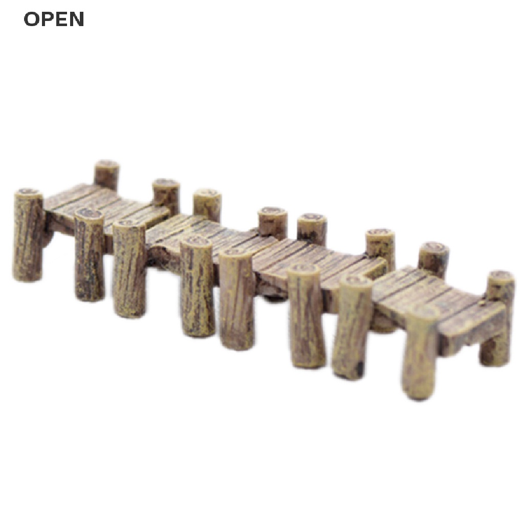 Mô hình cầu gỗ mini dùng trang trí tiểu cảnh bonsai chất lượng cao