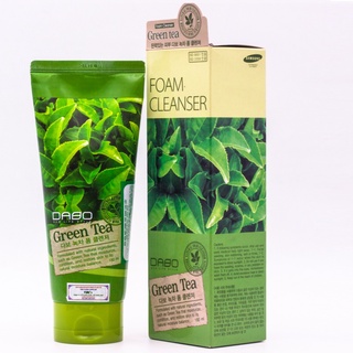 Sữa rửa mặt trà xanh ngừa mụn, trắng da dabo green tea foam cleanser hàn quốc 180ml/hộp- mc