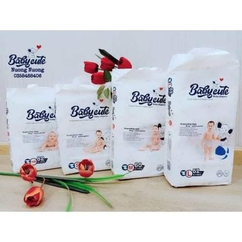 Bỉm Baby Cute Size Dán/Quần  mềm mỏng thấm hút siêu tốt