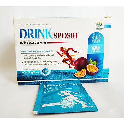Gói bột pha nước uống và bù chất điện giải ORESOL DRINK SPORTS vị chanh leo – GÓI 8GAM