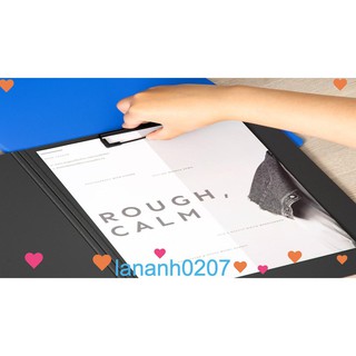 Trình ký a4 deli, xanh da trời, đen - 1 cái e5440