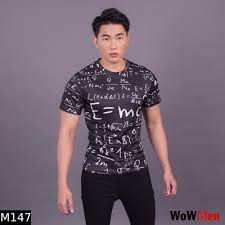Áo Thun Nam, Áo Phông Nam Cổ Tròn , Vải Cotton Co Giãn, Form Slim Fit ATEC0001 160STORE