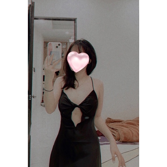 Váy ngủ lụa trơn có mút ngực hàng Quảng Châu cao cấp full size có ảnh thật + video SP021