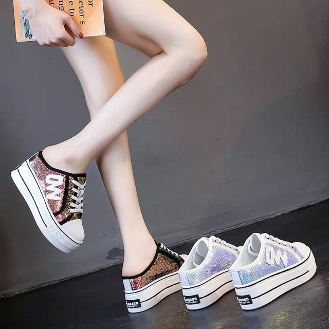 (Hàng sẵn) Giày bánh mì độn đế 7cm_Shop Giày Bánh Mì Xinh_Sale 05