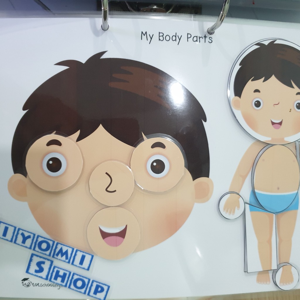 Học Liệu My Body Parts Boy Version Shopee Việt Nam
