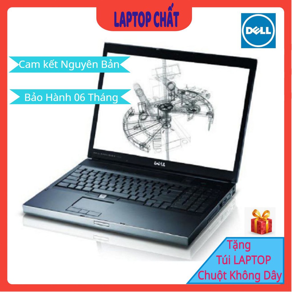 [Laptop Chất] Máy trạm Dell Precision M6500 Core I7, Ram 4GB, Laptop Cũ, Laptop Dell, Máy Tính Xách Tay Nguyên Bản