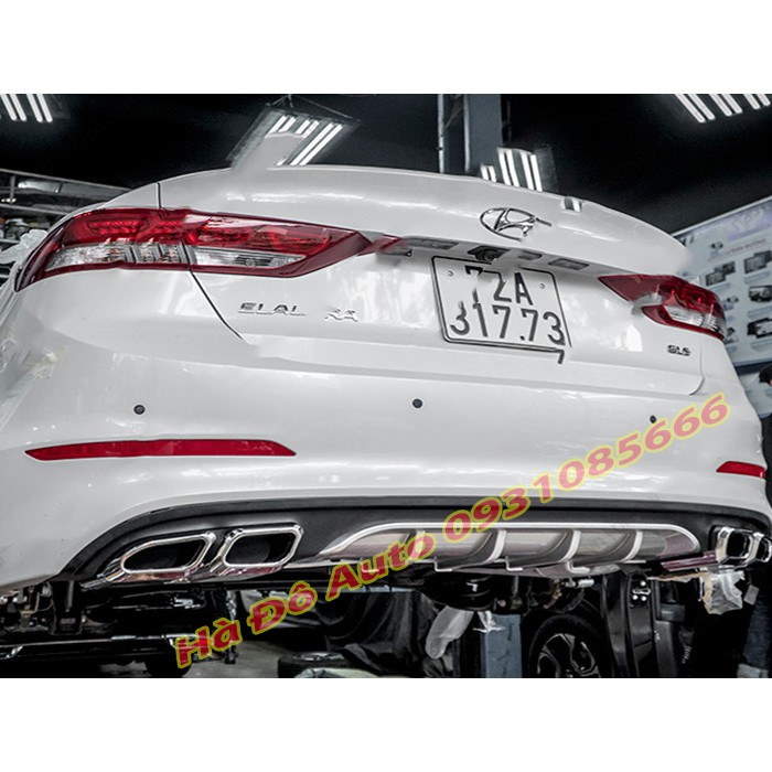 Líp Chia Pô Huyndai Elantra 2016 2017 2018 Mẫu 2 Pô Kép