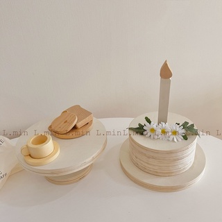 Bánh kem gỗ decor