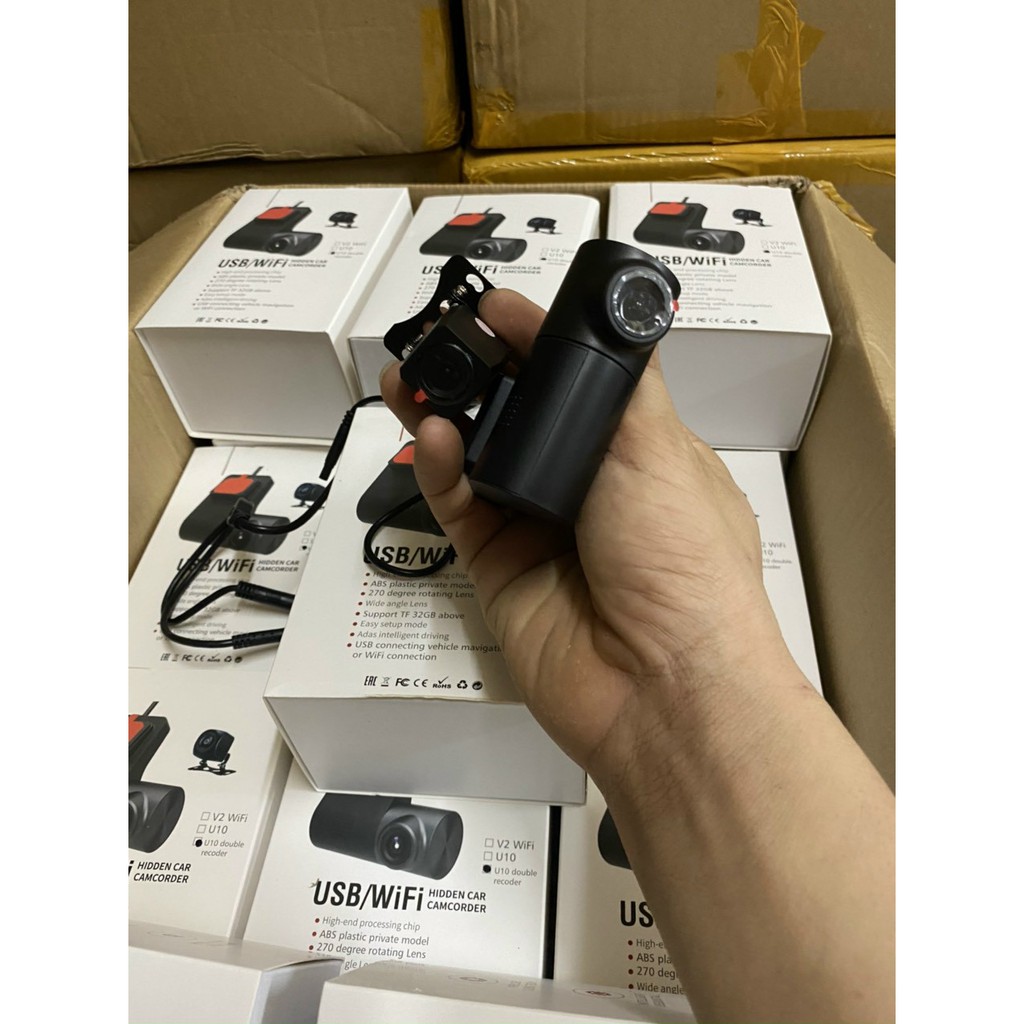 CAM HÀNH TRÌNH USB QUAY TRƯỚC SAU THEO MÀN ANDROID U10 | BigBuy360 - bigbuy360.vn