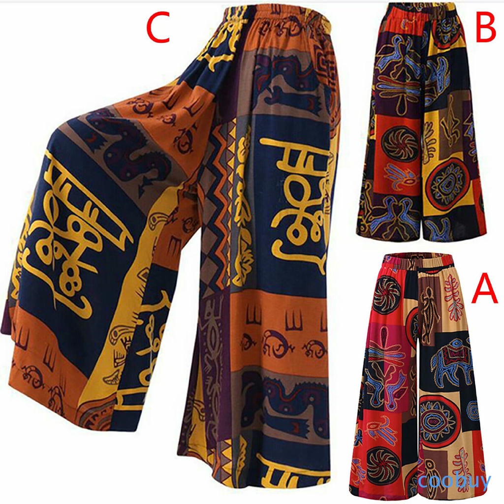 Quần ống rộng lưng thun co dãn cho nữ