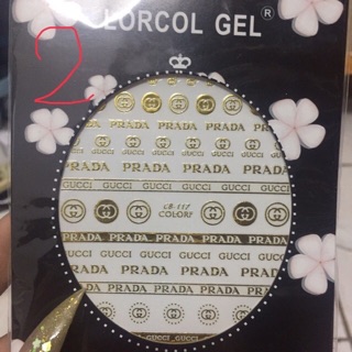 Sticker Dán Móng Tay Thương Hiệu