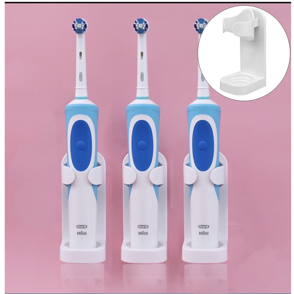 Giá treo bàn chải điện dính tường chất lượng cao, phù hợp với các loại bàn chải oralb, philips, xiaomi, ps, oral b