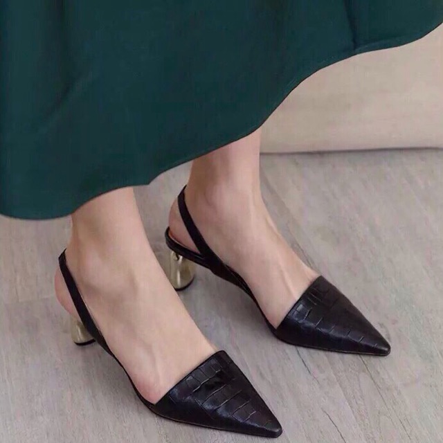 Slingback gót nhập 6P