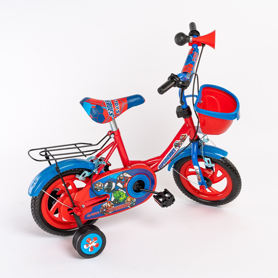 Xe đạp 2 bánh trẻ em Super Hero - Đại Phát Tài - bánh 14 inch - dành cho trẻ từ 3 đến 5 tuổi - BXDPT411214