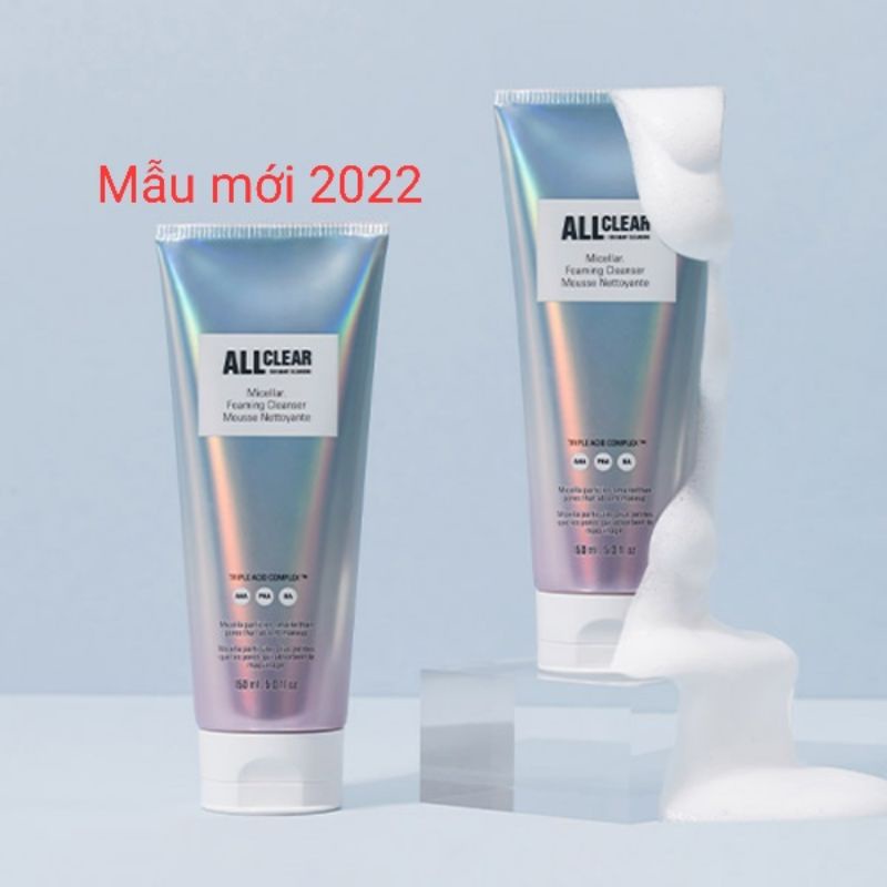 Sữa Rửa Mặt Đa Công Dụng ALL CLEAR All-in-one Foaming Cleanser