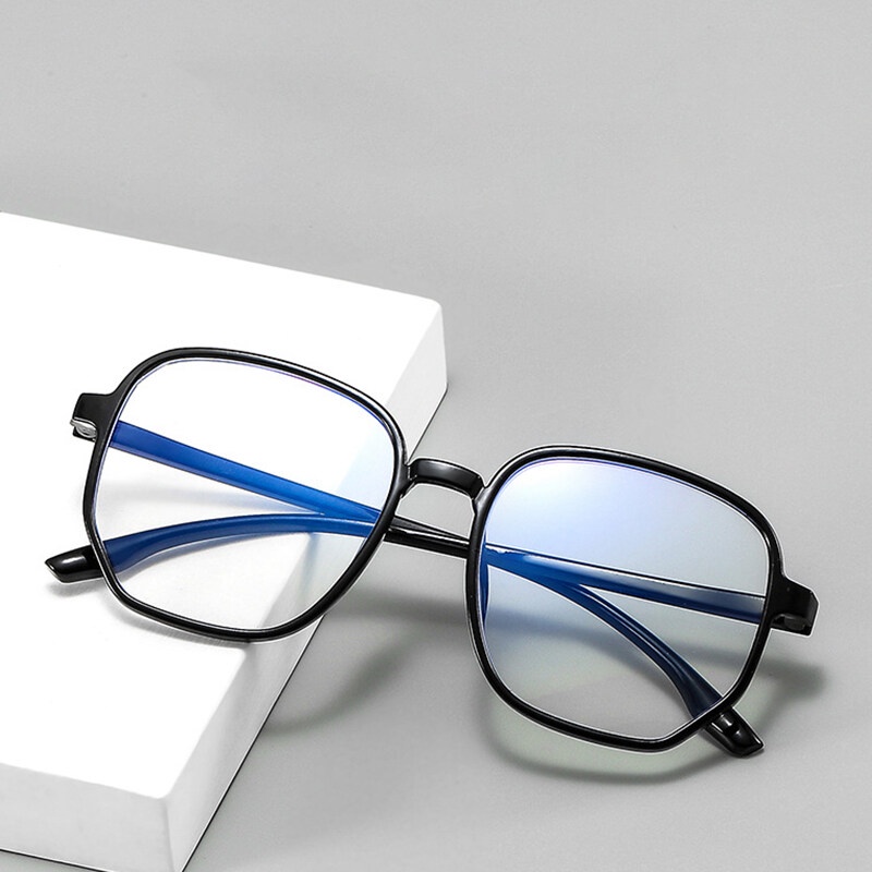 Kính Mát Khung Đa Giác Chống Ánh Sáng Xanh Từ 400 Đến 100 Độ