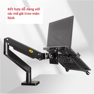 Giá đỡ máy tính xách tay NB FP-2,kẹp laptop để bàn 10-17 inch, đây chỉ là bộ kẹp, chưa có tay đỡ
