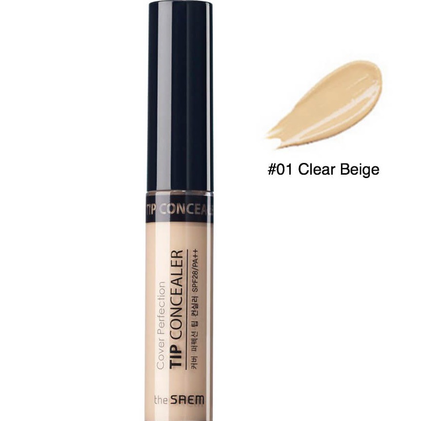 Che Khuyết Điểm The Saem Cover Perfection Tip Concealer ( màu 1)