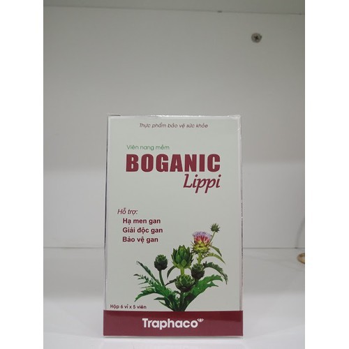 Boganic Lippi - Mẫu mới giúp giải độc gan, hạ mỡ máu