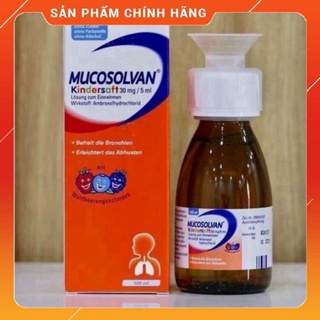 Siro ho và tiêu đờm tan nhầy Mucosolvan Đức 100ml
