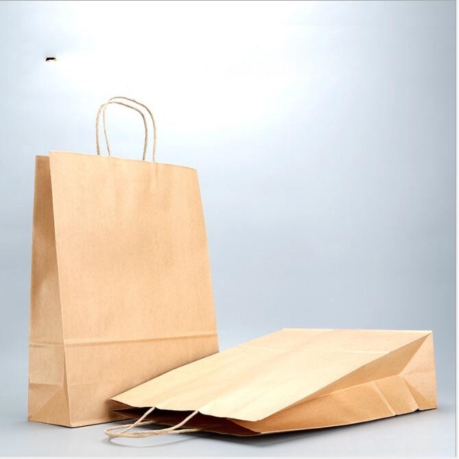 Túi Mua Sắm Bằng Giấy Kraft 100% Có Thể Tái Sử Dụng