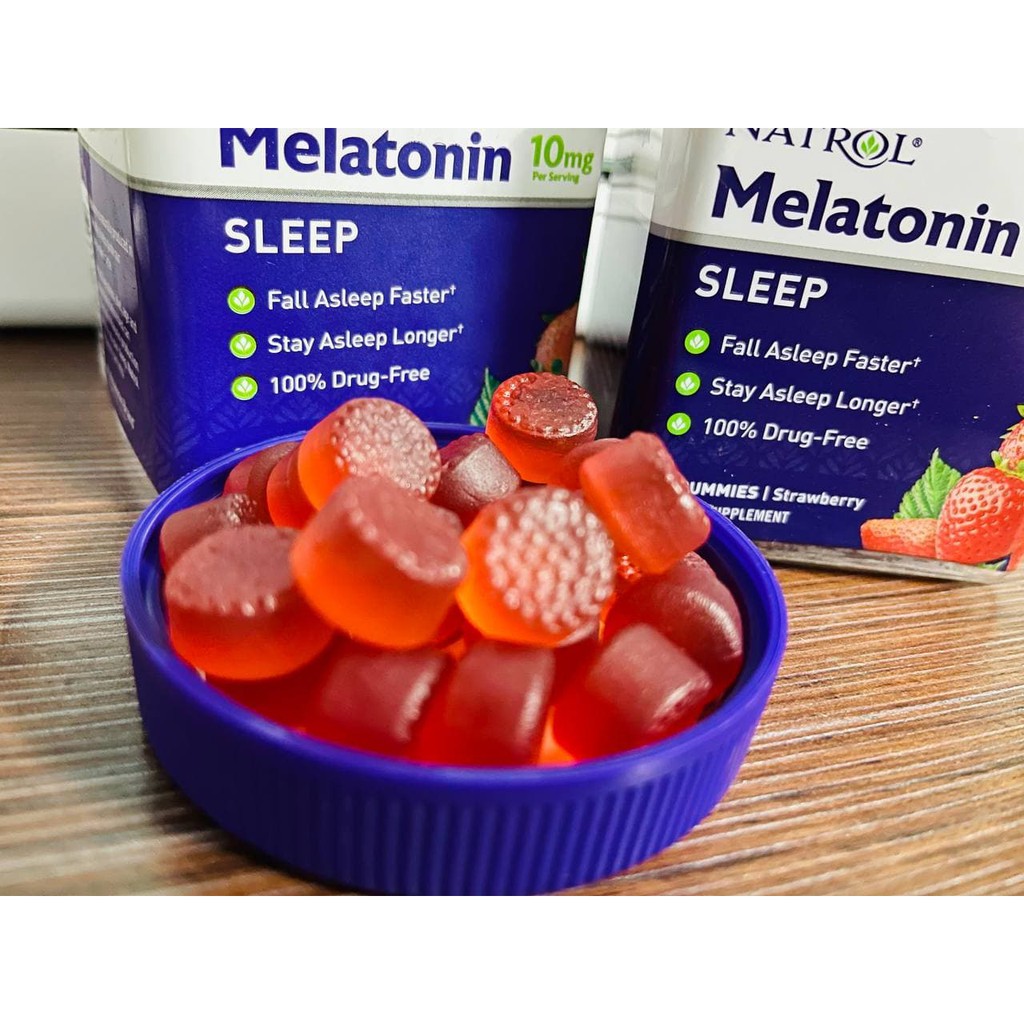 [ Sản phẩm mỹ ] Melatonin sleep hỗ trợ giấc ngủ ngon 10mg hộp 90v