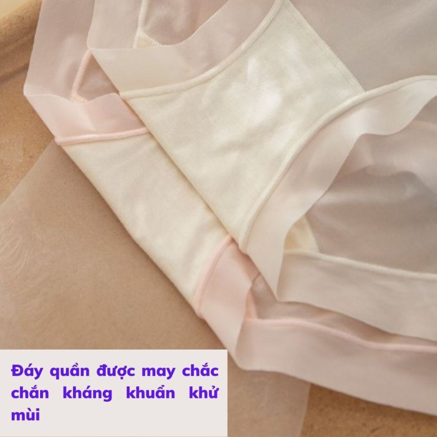 Quần lót nữ xuyên thấu thun lạnh siêu mỏng mềm mại tôn dáng sexy Kingshop - L896