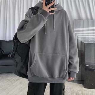 [FREE SHIP] Áo Hoodie Nỉ bông TRƠN màu Xám/Xám xanh UNISEX/Nam nữ unisex/ HOODIE TRƠN | BigBuy360 - bigbuy360.vn