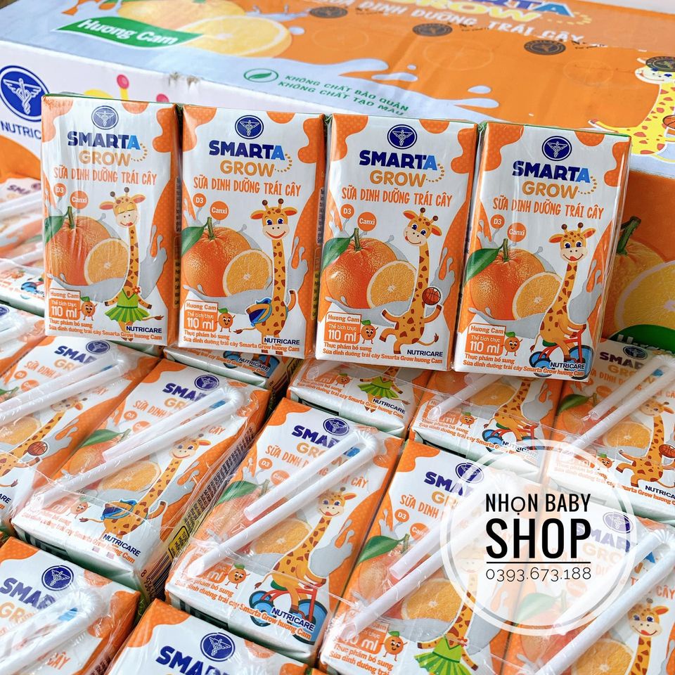 Sữa dinh dưỡng cho bé Smarta Grow hương hoa quả