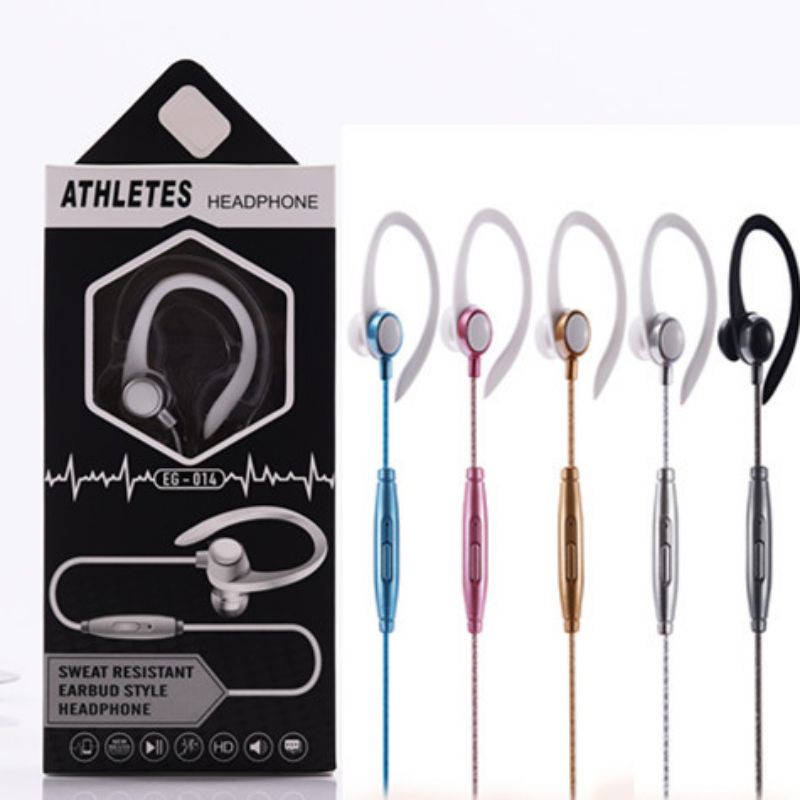 Tai Nghe Gaming Chống Rớt, Rơi ,Tai nghe Có mic, Phiên Bản Cấp EG014, CHÍNH HÃNG Bass Khủng, Chơi game nghe nhạc êm tai