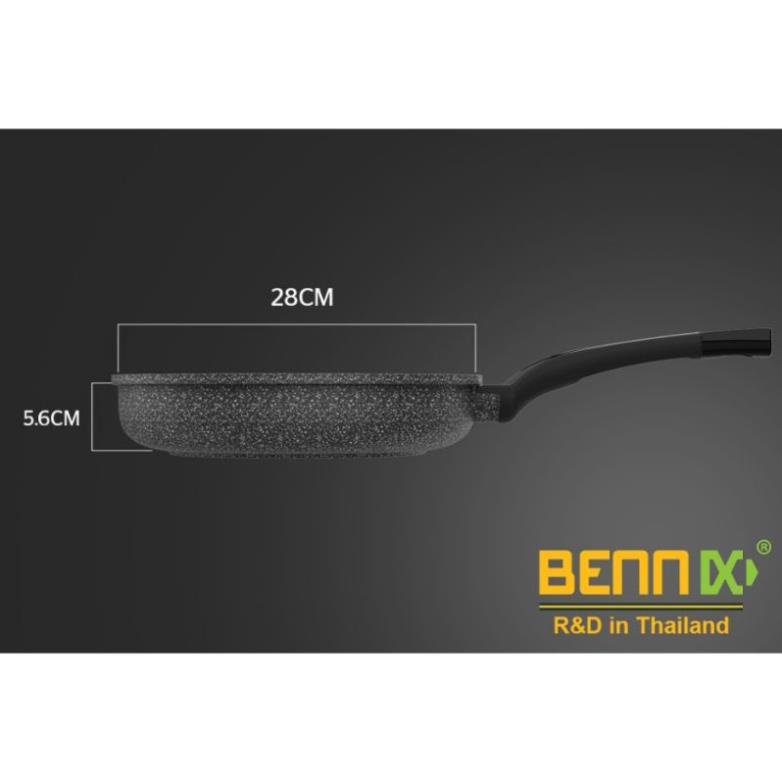 HÀNG CHÍNH HÃNG CHẢO ĐÁ ĐÁY TỪ BENNIX TERRA SIZE 24,26,28,30  BAO LỖI ĐỔI