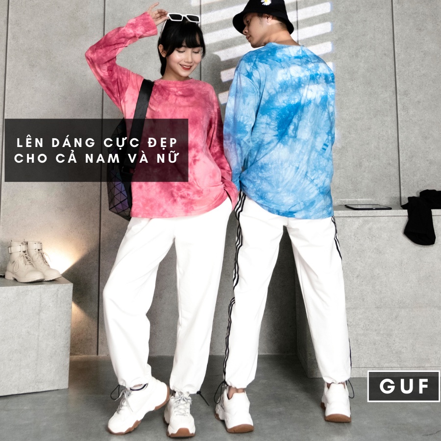 (GIAO NGẤU NHIÊN) Áo Thun Tay Dài Loang Màu Unisex | BigBuy360 - bigbuy360.vn