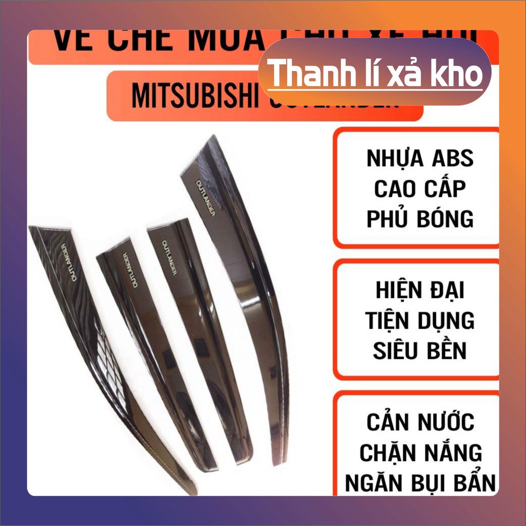 Vè Che Mưa MITSUBISHI OUTLANDER 2018 - 2022 vè đen