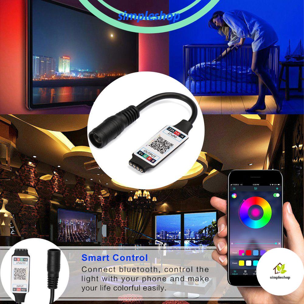 Đầu Nối Dây Đèn Led Rgb 4pin Dc 5-24v 5050 3528 Thông Minh