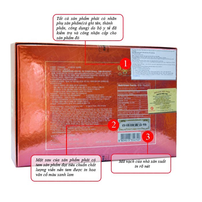 Cao hồng sâm Hàn Quốc hộp 3 lọ x 240g 6 năm tuổi Hàn Quốc NS040 | BigBuy360 - bigbuy360.vn