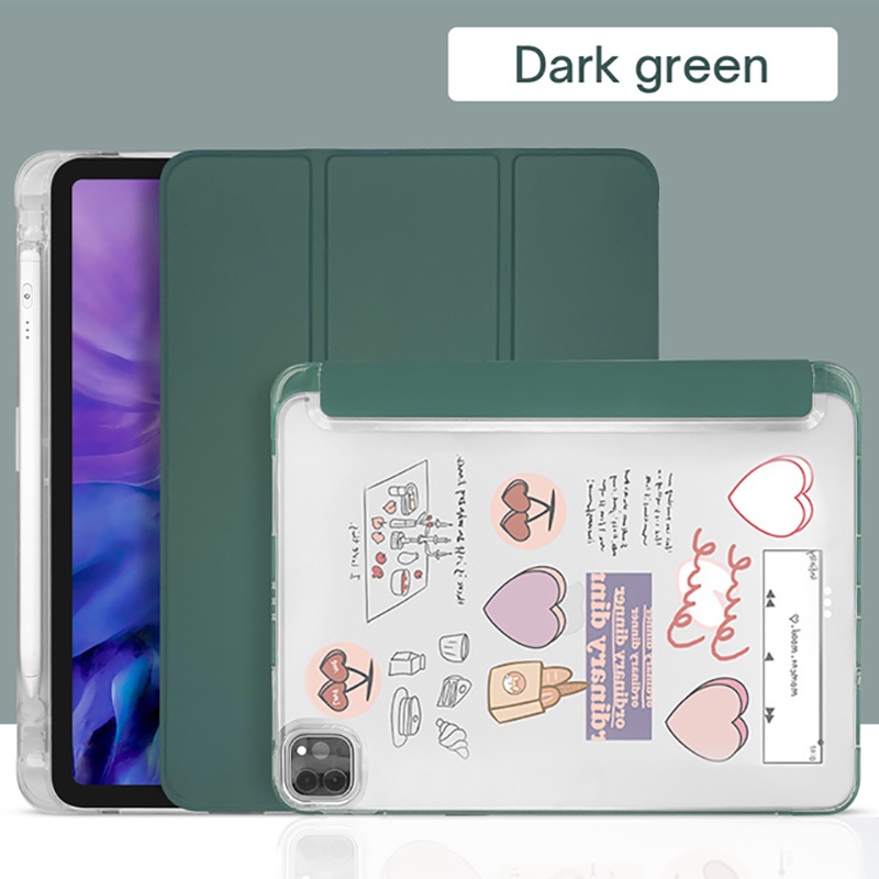 Ốp Máy Tính Bảng Da Trong Suốt Cho iPad 10 10.9 2022 Mini 6 Pro 11 M1 2019 2020 2021 10.2 7 / 8th iPad 5 / 6th 9.7 Air 4 10.9