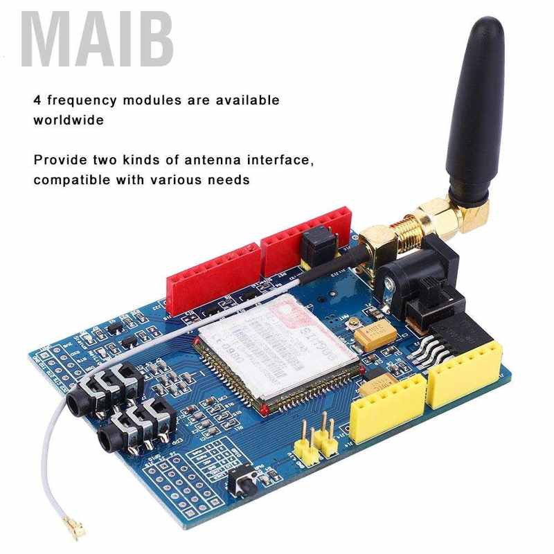 Bo Mạch Phát Triển Maib Sim900 Gprs / Gsm Cho Arduino Quad-band