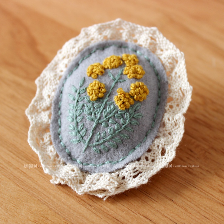 DIY TỰ LÀM GHIM CÀI ÁO PHONG CÁCH CHÂU ÂU- KIT NGUYÊN LIỆU THÊU TAY LÀM TRANG SỨC- MIE HANDMADE SHOP