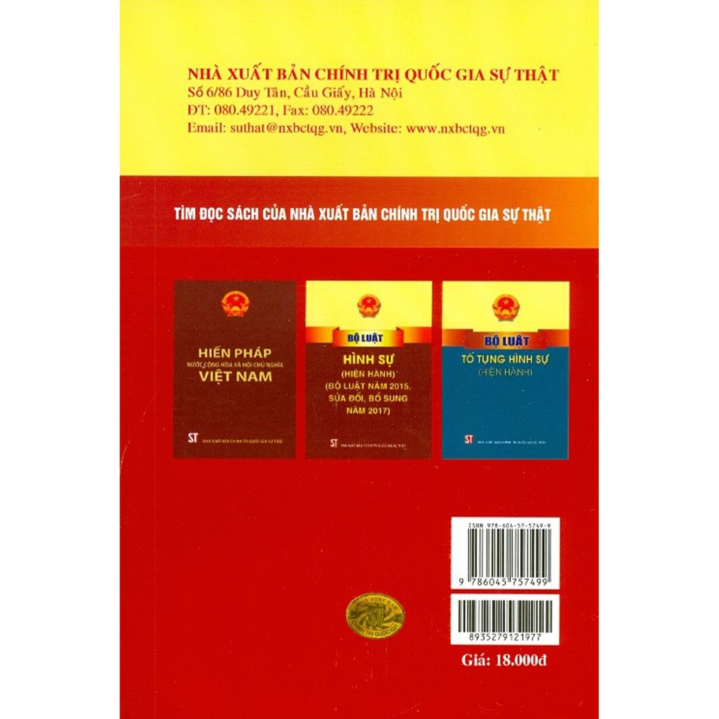 Sách - Luật An Toàn Thông Tin Mạng (Hiện Hành) (Sửa Đổi, Bổ Sung Năm 2018) | BigBuy360 - bigbuy360.vn