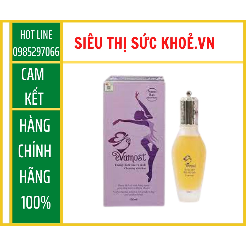 EVAMOST [CHÍNH HÃNG]  EVAMOST - Dung dịch rửa vệ sinh Evamost - Nước rửa phụ khoa Evamost