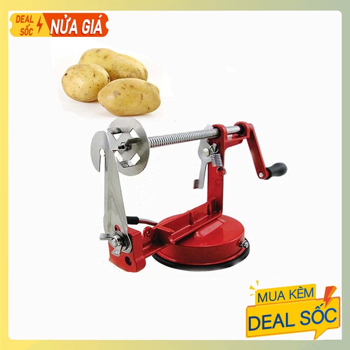 Máy Cắt Khoai Tây, Dưa Chuột, Cà rốt, Xúc xích … thành hình lốc xoáy