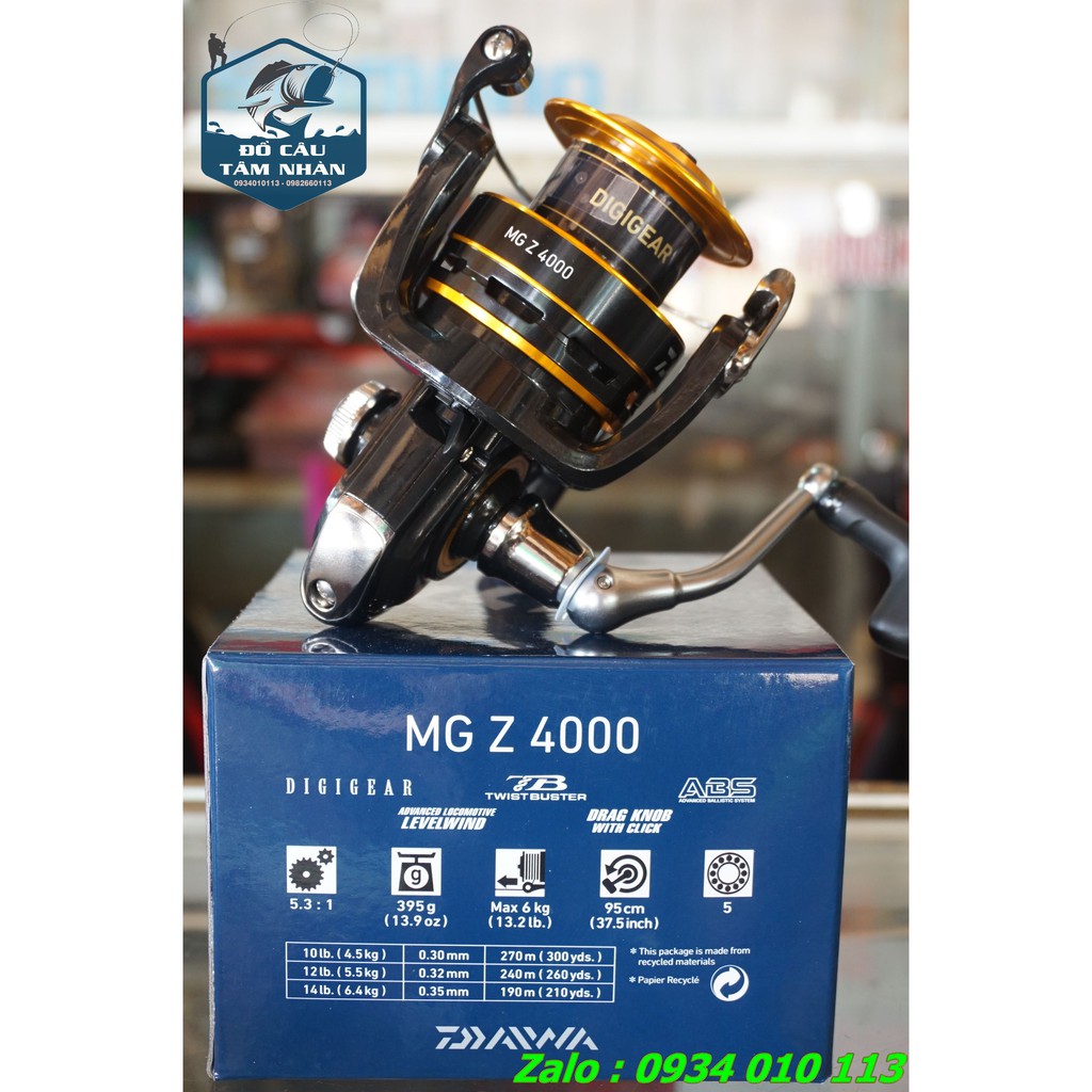 Máy câu DAIWA MG Z  - made in Việt Nam